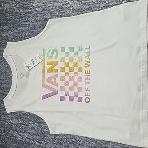 Vans Junior Small White Tank